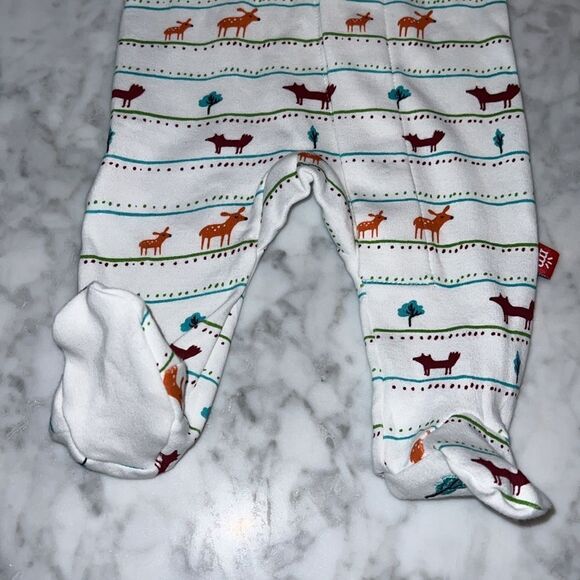 NWT MAGNETIC ME RIVER CROSSING ORGANIC COTTON FOOTIE - Picture 3 of 9